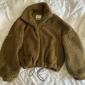 Urban outfitters Sherpa zip up